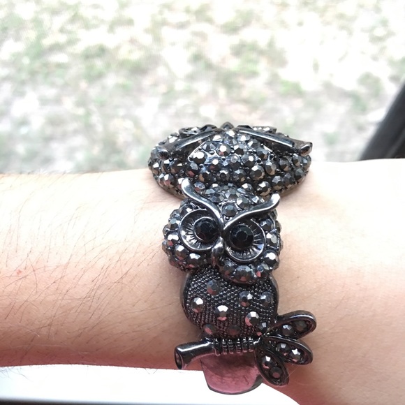 Chunky Owl Bangle (so shiny!) - Picture 2 of 2